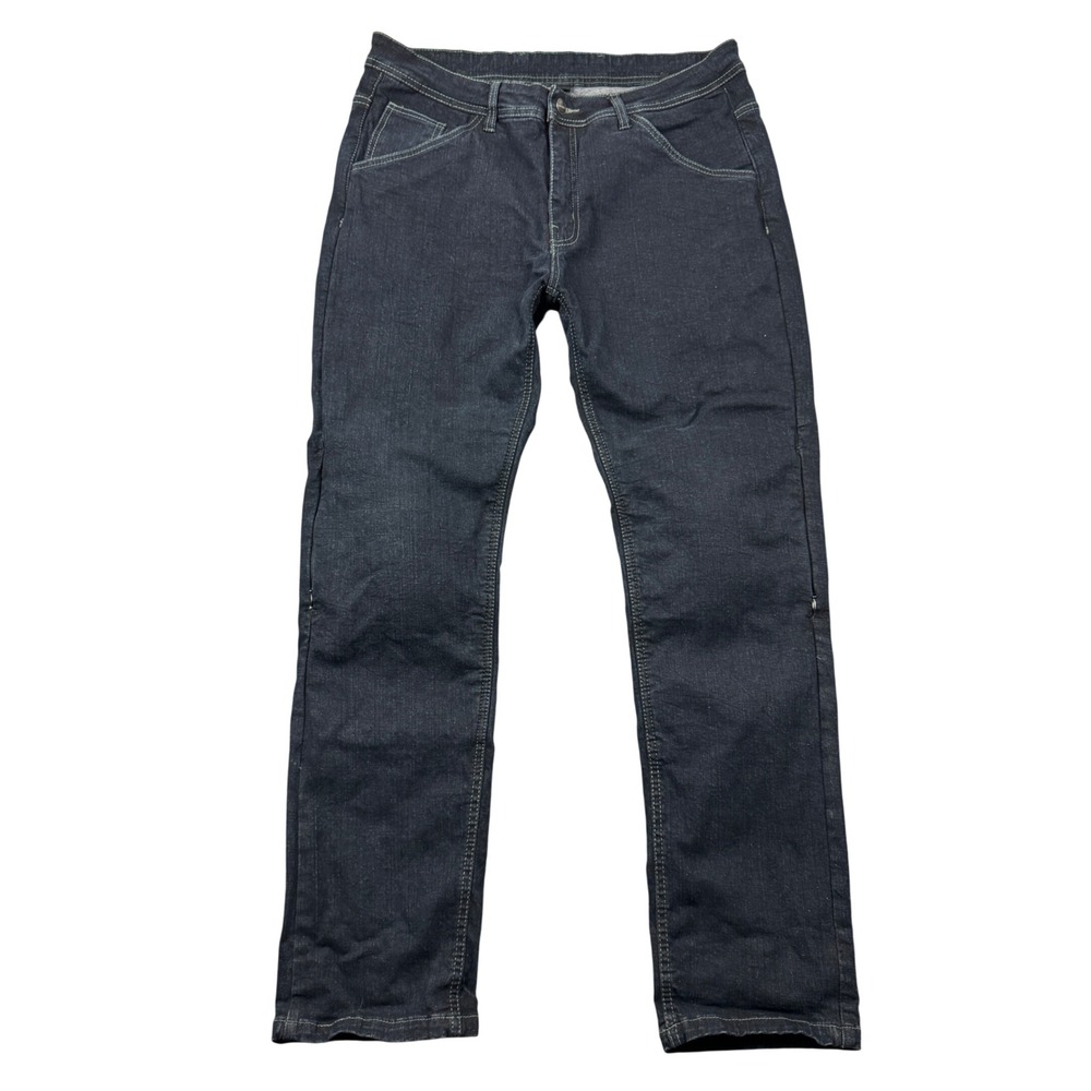 Bilt Iron Workers Women 12 Motorcycle Riding Jeans Dark Wash Reinforced Knee Pad